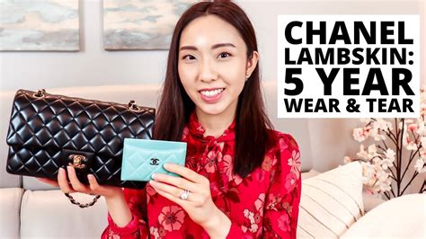 CHANEL LAMBSKIN: 5 YEAR WEAR AND TEAR 